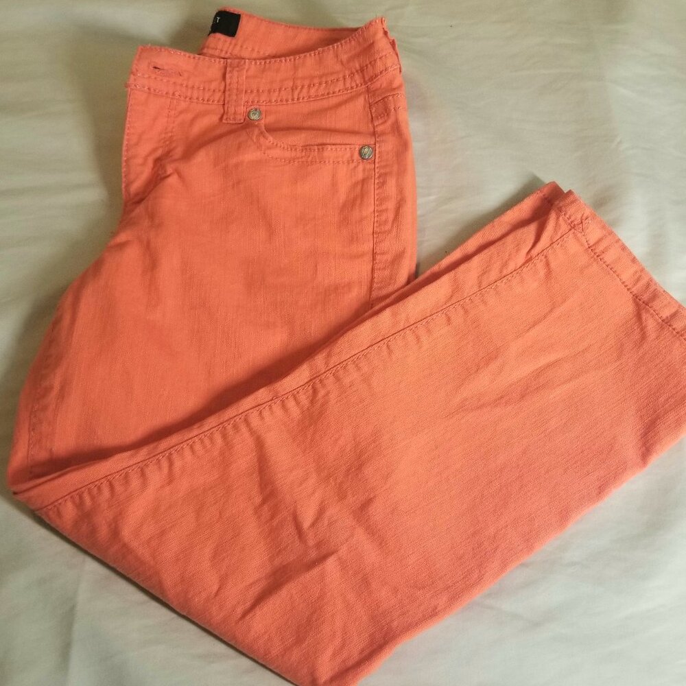 Nine West Jeans Coral/Orange with Bling Pocket